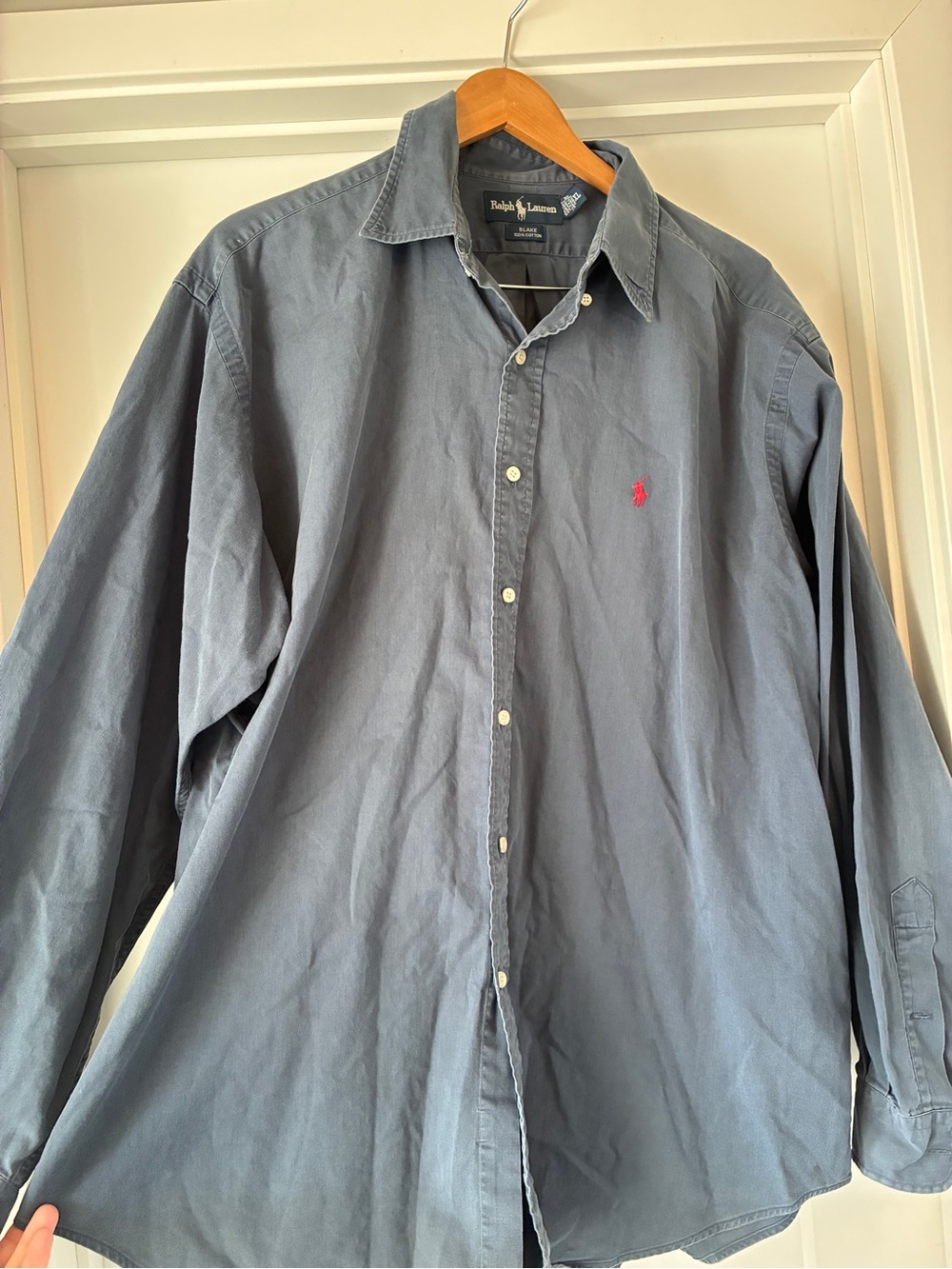 Ralph Lauren Blue Button-Down Shirt